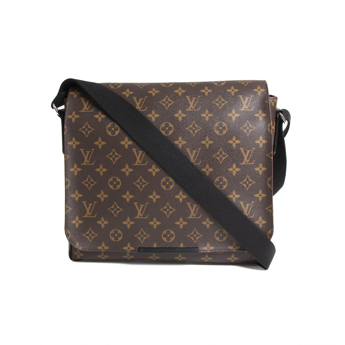 Louis Vuitton District MM Monogram Macassar Canvas Large Messenger Bag | The Lux Portal