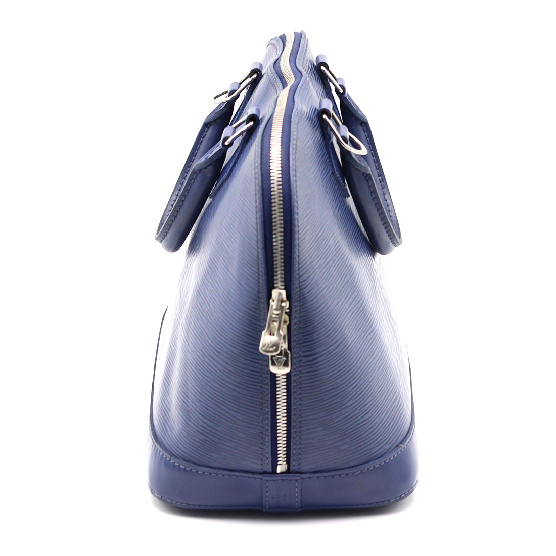 Louis Vuitton Alma Handbag Blue Epi Leather Satchel | The Lux Portal